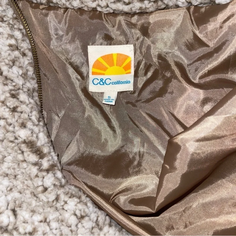 C&C California Sherpa Hooded Poncho